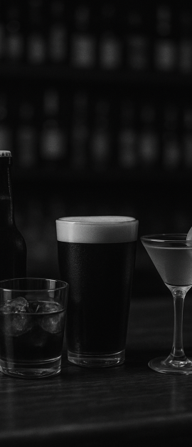 Black and White Drinks